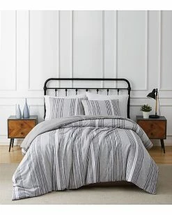 Truly Soft Kiel Stripe Flannel Comforter Set Home
