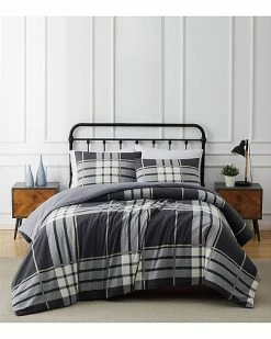 Truly Soft Milo Plaid Flannel Comforter Set Home