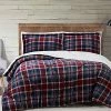 Truly Soft Cuddle Warmth Printed Plaid Comforter Set Home