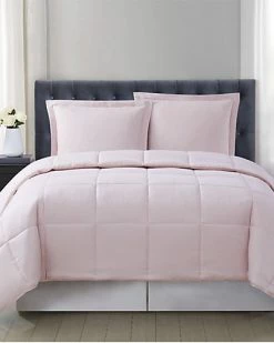 Truly Soft Everyday Reversible Blush Comforter Set Home