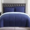 Truly Soft Everyday Reversible Navy Comforter Set Home