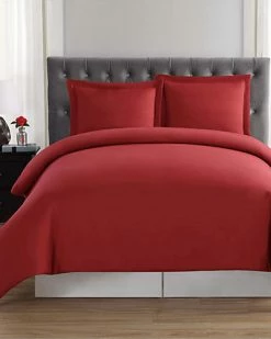 Truly Soft Everyday Red Duvet Set Home