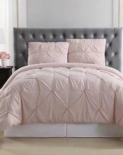 Truly Soft Pleated Blush Duvet Set Home