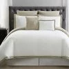 Truly Soft Everyday Hotel Border Khaki 7pc Duvet Set Home
