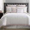 Truly Soft Everyday Hotel Border White & Blush 7pc Comforter Set Home