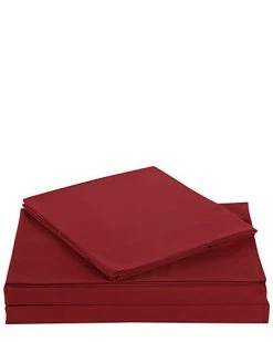 Truly Soft Everyday Red Sheet Set Home