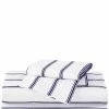 Truly Soft Ticstripe White Navy Sheet Set Home