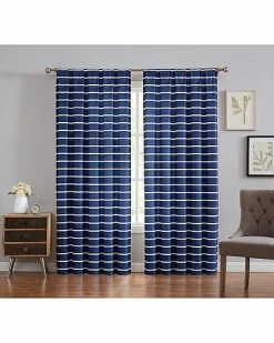 Truly Soft Maddow Stripe Window Panel Pair Home